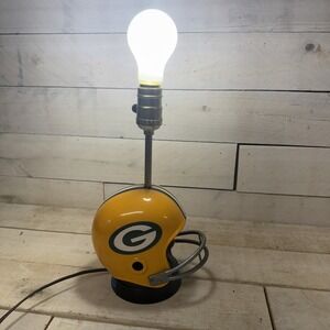 Vintage 1973 Green Bay Packers Underwriters Laboratories Mini Helmet Lamp
